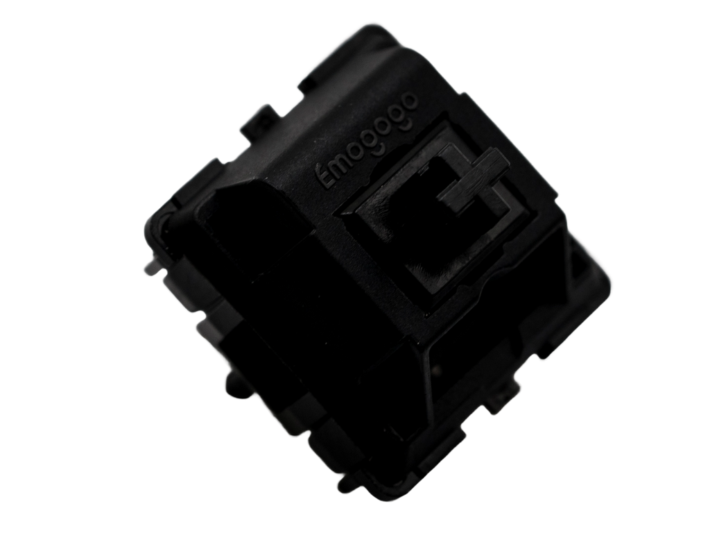 Lubed / Filmed Emogogo Hybrid Black Linear Switches
