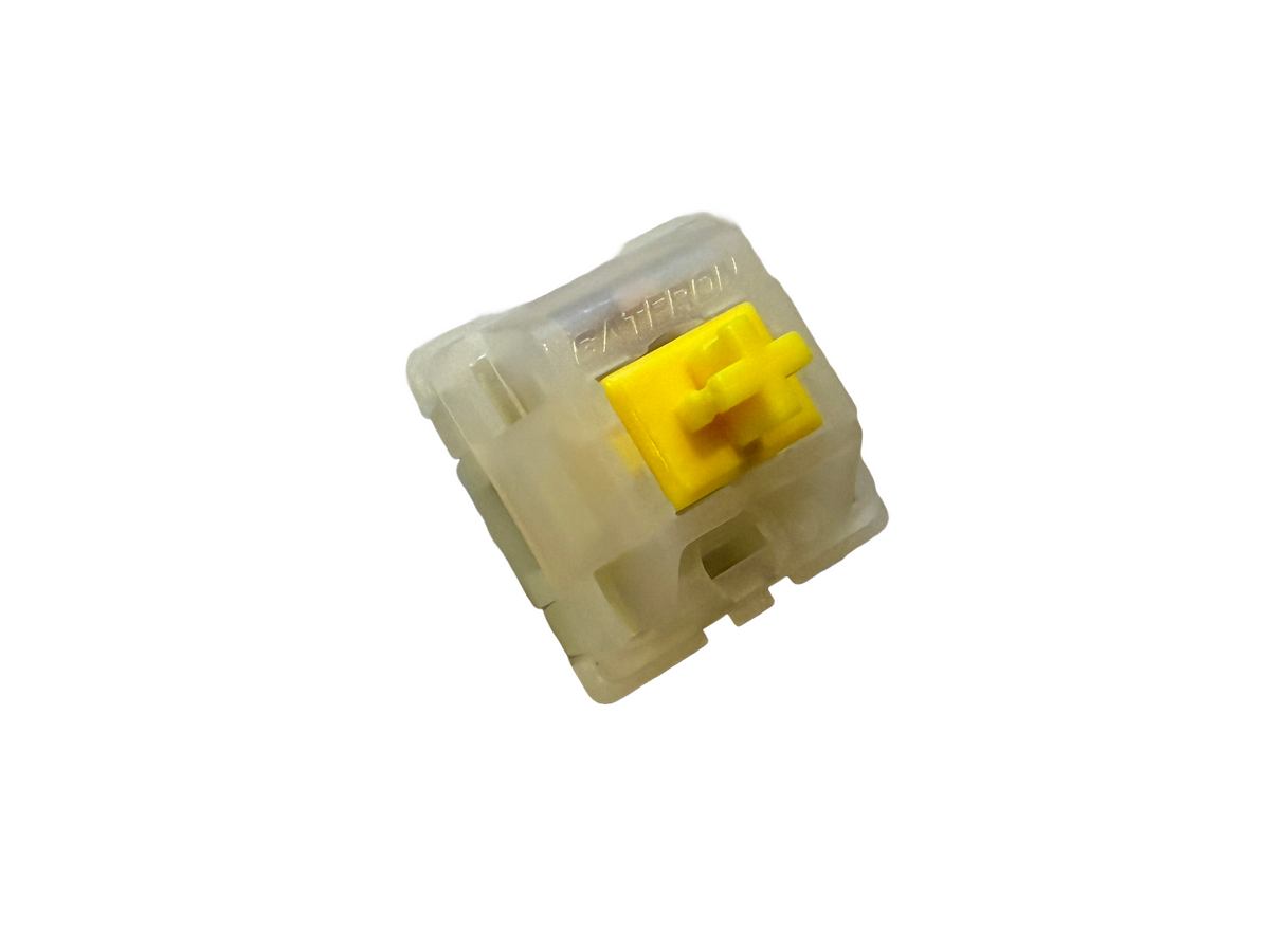 Gateron KS-3 Milky Yellow Pro Linear Switches - Zkeebs