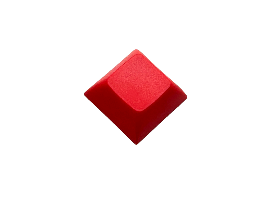 Blank DSA 1U Keycaps - Red - Keyboards
