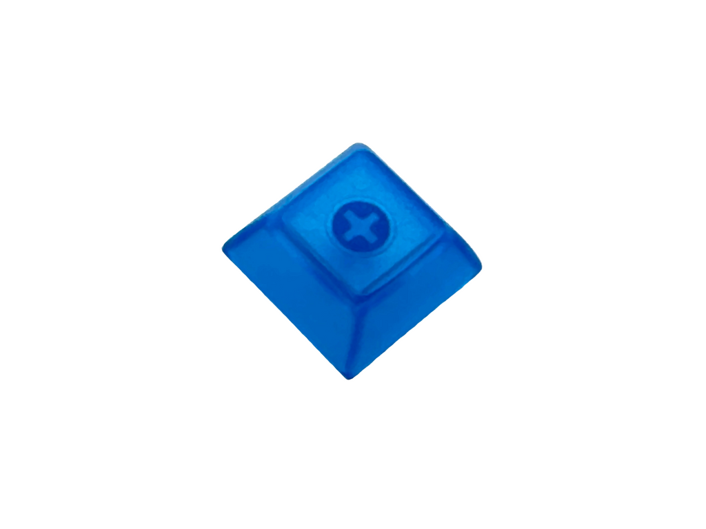 Blank DSA 1U Keycaps - Transparent Blue - Keyboards
