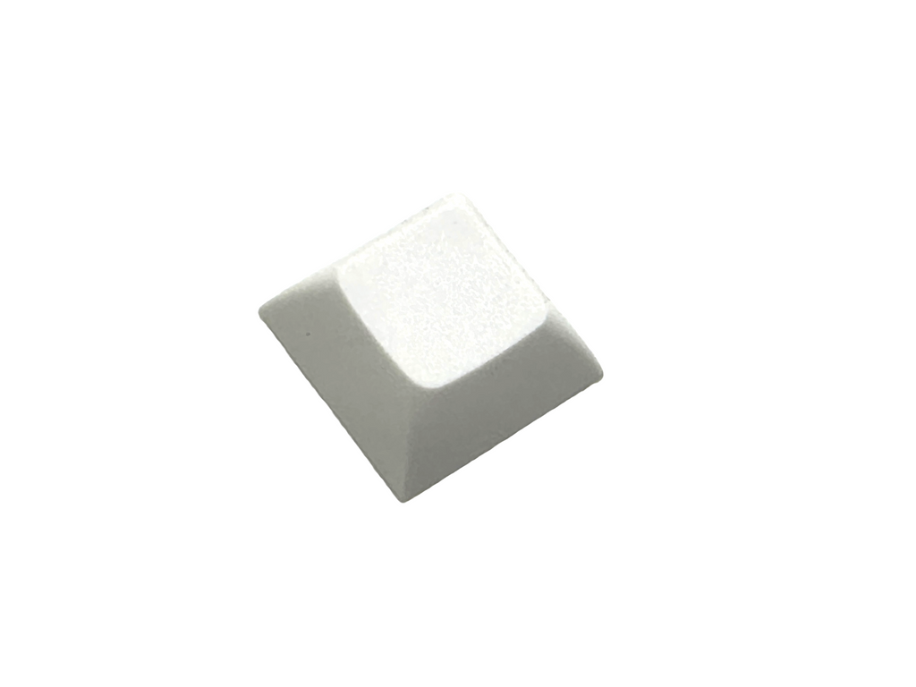 Blank DSA 1U Keycaps - White - Keyboards