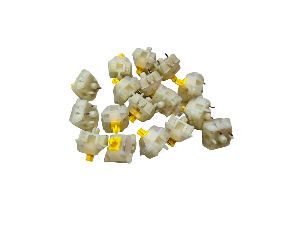 Gateron KS-3 Milky Yellow Pro Linear Switches - Keyboard