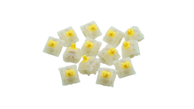 gateron milky yellow linear switches - Zkeebs