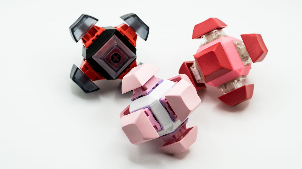 Six-Button Mechanical Switch Fidget Cube Toy - Keyboards